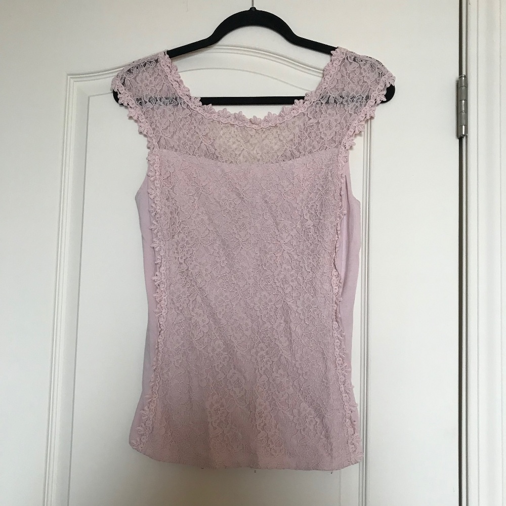 Express Blush Lace Shirt